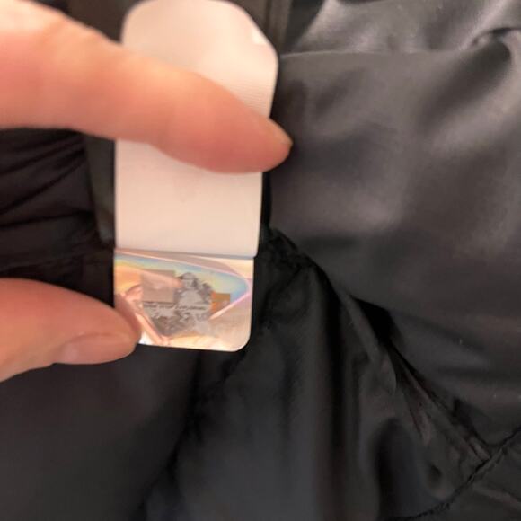 SOLD The North Face Minoqua Down Jacket Black Womens Small NF0A55XB 550 Fill 3/3 - Picture 12 of 13